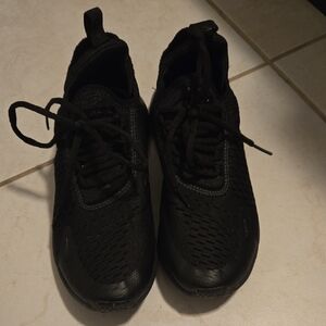 Nike Black Athletic Shoes Sleek Design Airmax 270 Womens